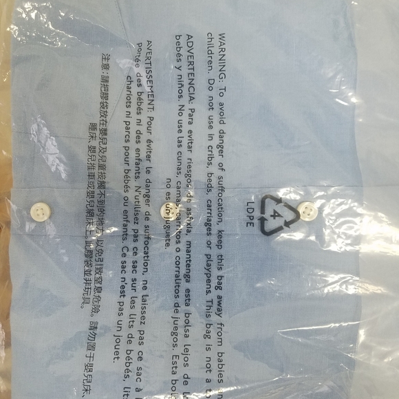 J Crew Morning Sky Perfect Fit Shirt (New in bag) - Picture 2 of 2